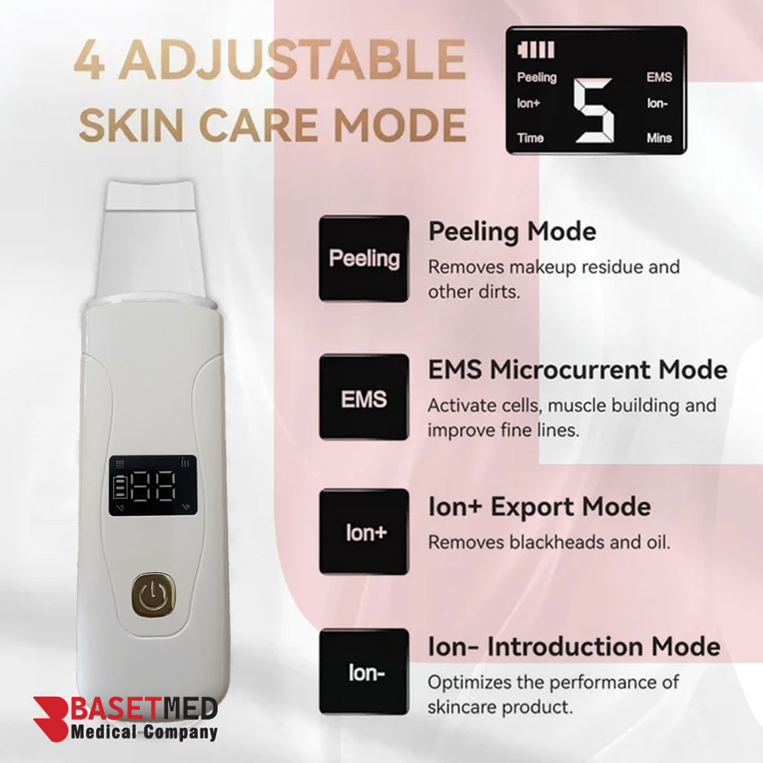 Ultrasonic Skin Scrubber & Blackhead Remover ||1324