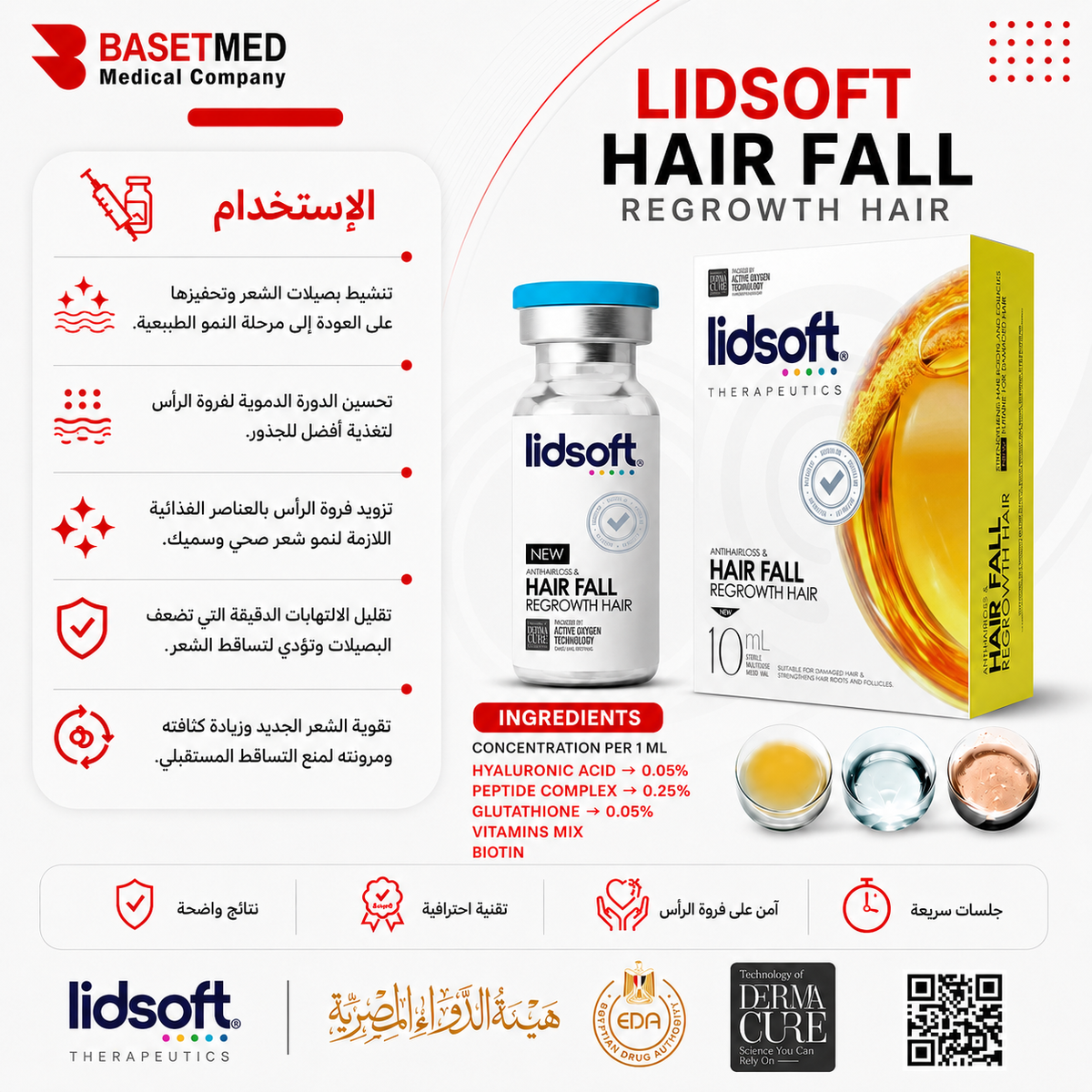 Lidsoft Anti Hair Fall Mesotherapy || 1129