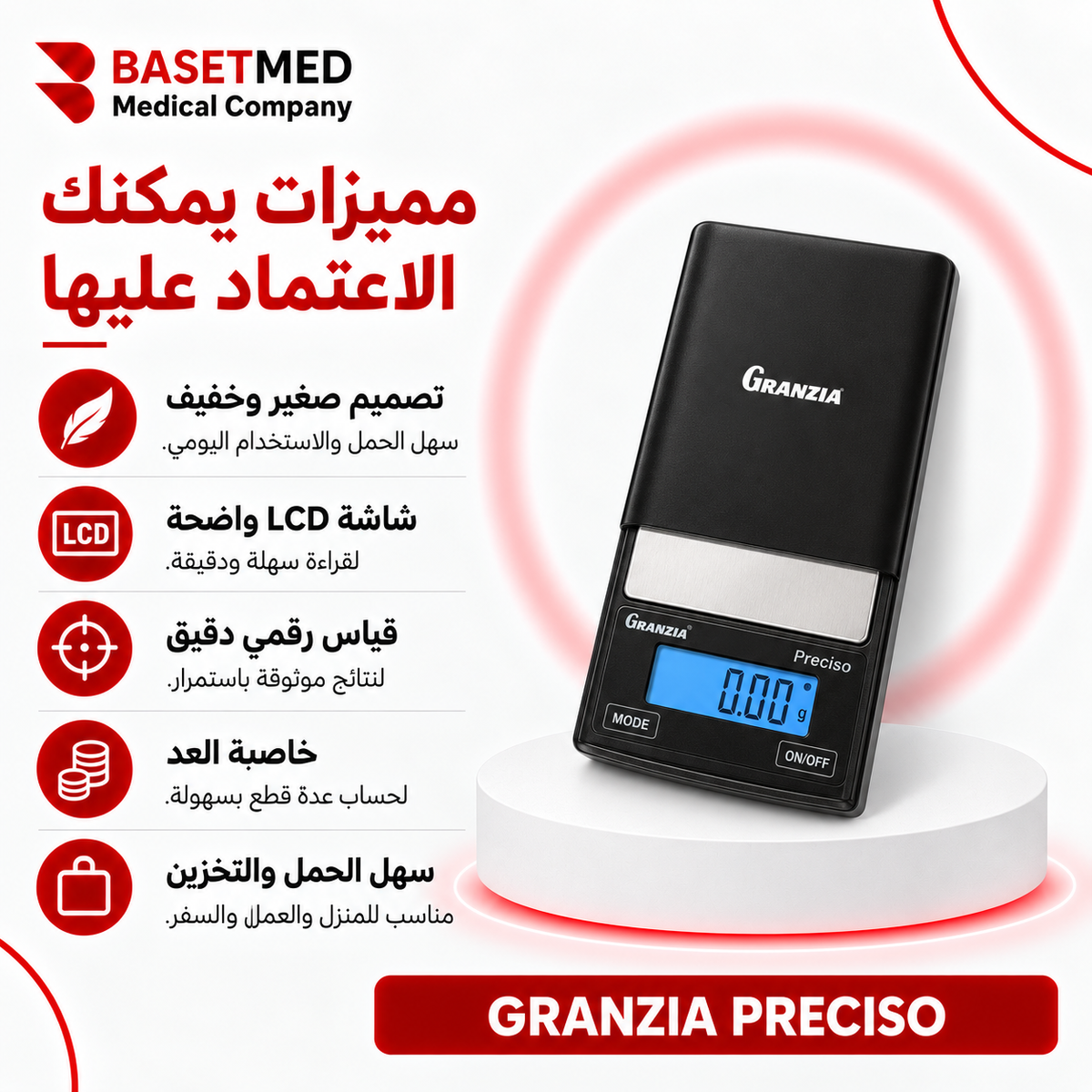 Granzia Preciso Pocket Scale ||1451