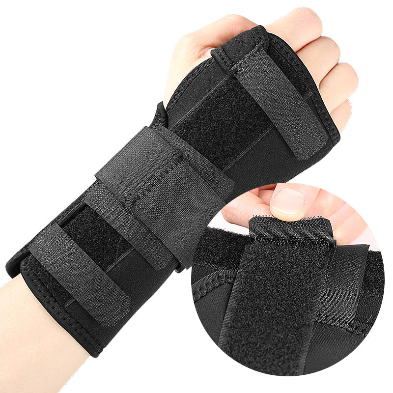 دعامة معصم ليلية قابلة للتعديل – Wrist Brace لعلاج متلازمة النفق الرسغي مع دعامتين لتخفيف الألم