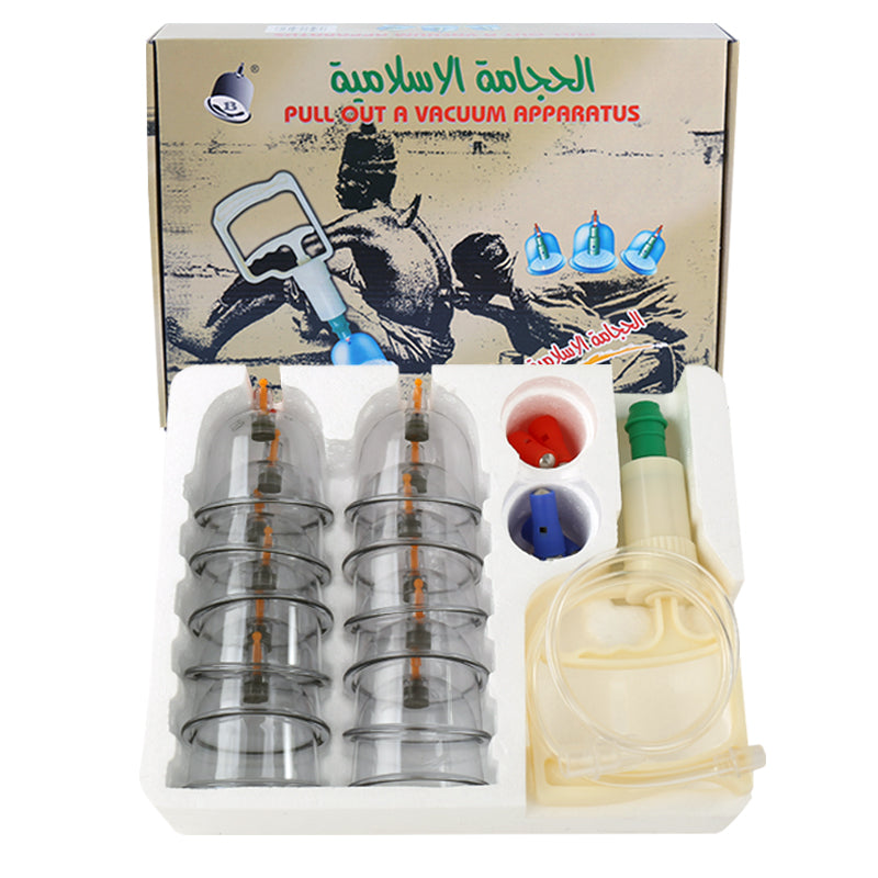 مجموعة كاسات الحجامة للتدليك – بأحجام متعددة