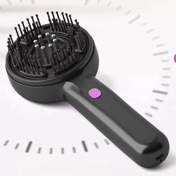 فرشاة كهربائية لنمو الشعر – Electric Hair Growth Brush مع ضوء أحمر وتدليك لفروة الرأس
