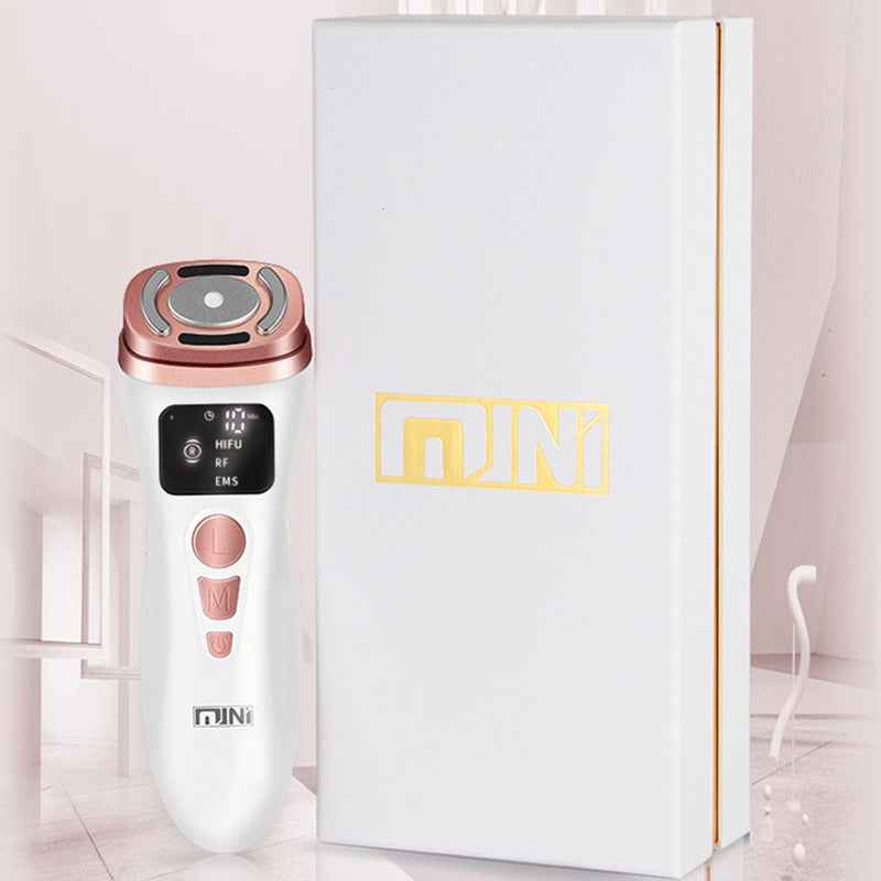 جهاز ميني منزلي لتقنية Ultrasonic + RF + EMS لشد الوجه