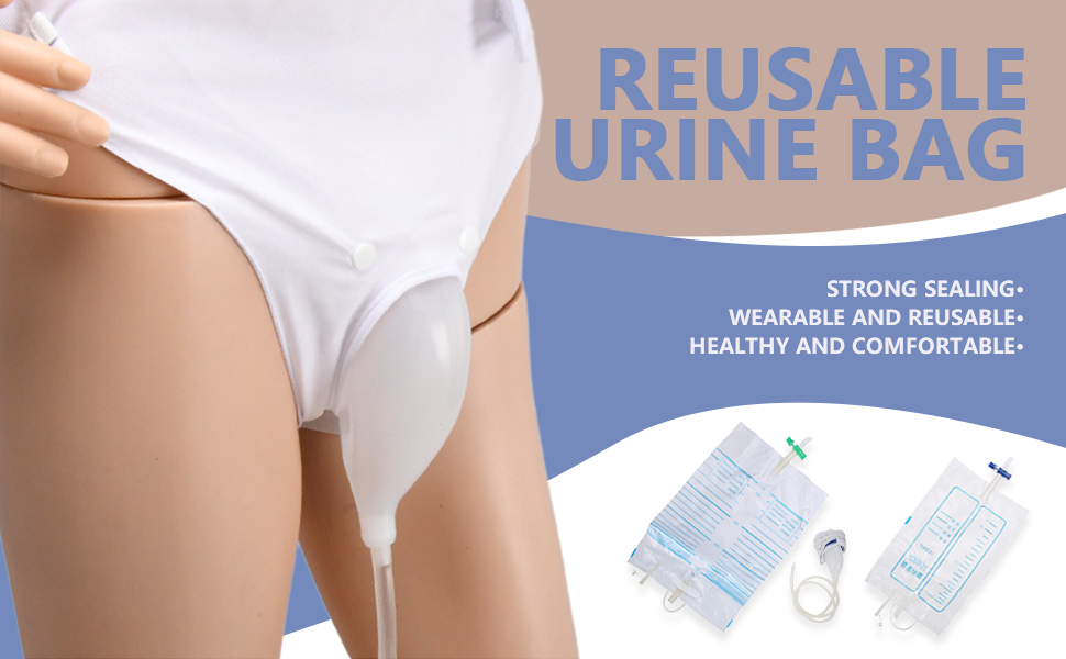 Bedridden Silicone Urine Bag (M/F) ||1172