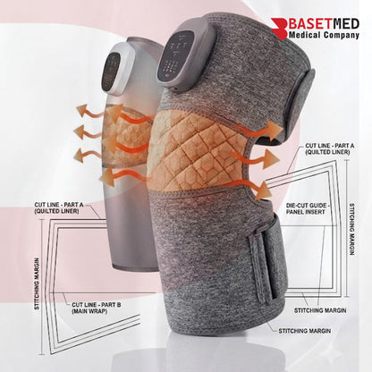 Hot Compress Knee Massager ||1202