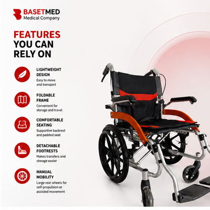 Lightweight Foldable Wheelchair