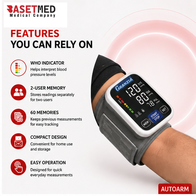 Granzia Autoarm BP Monitor