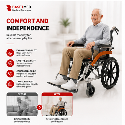Lightweight Foldable Wheelchair