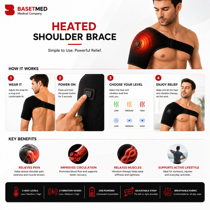 Shoulder Heating Pad for Frozen Shoulder Relief ||1266