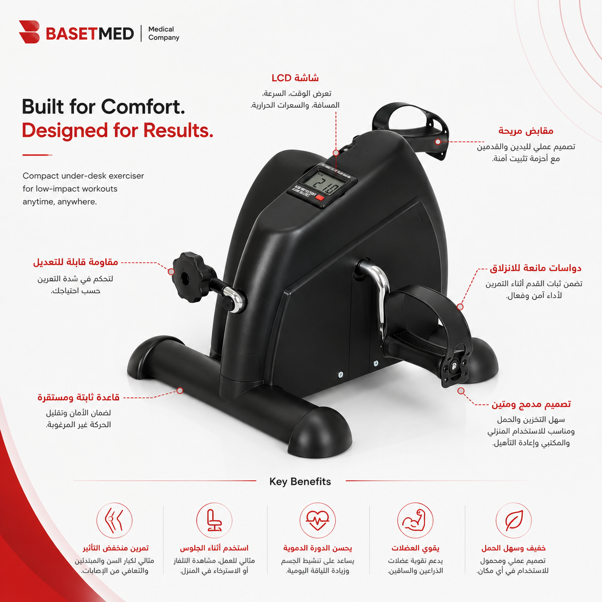 Smart Mini Pedal Exerciser ||1415