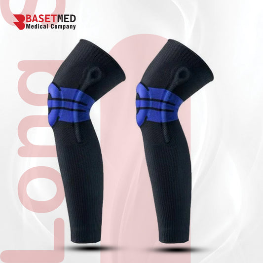 Long Silicone Knee Support Sleeve – Athletic Protection & Stability ||1145