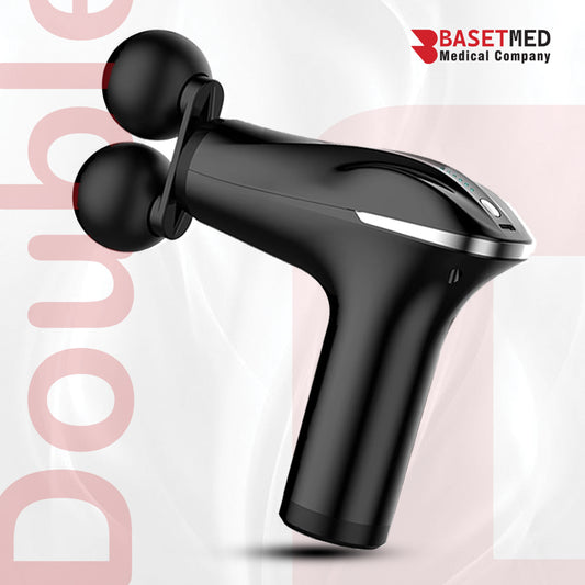 جهاز تدليك كهربائي مزدوج الرأس للاستخدام المنزلي والصالة الرياضية || الرمز 1032