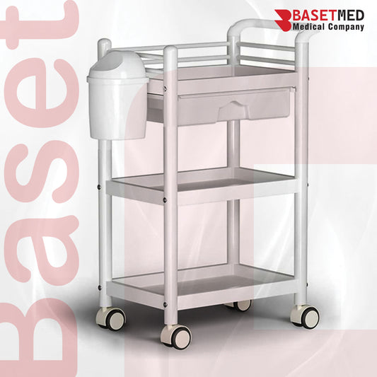 Fiber Imported 3-Shelf Beauty Trolley ||1375