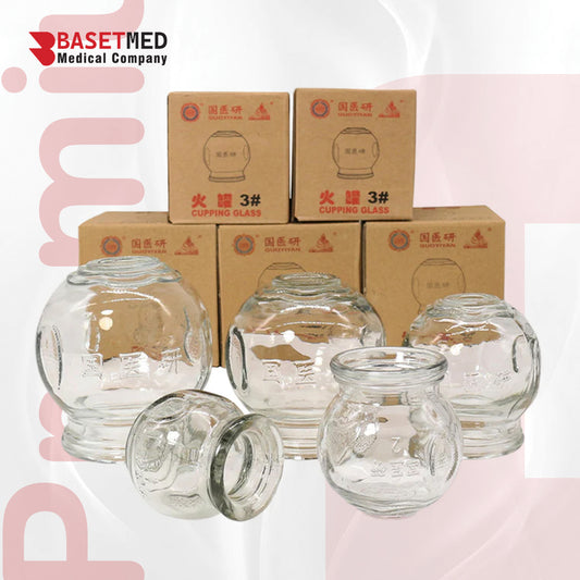 مجموعة علاج الحجامة الزجاجية الفاخرة | 10101