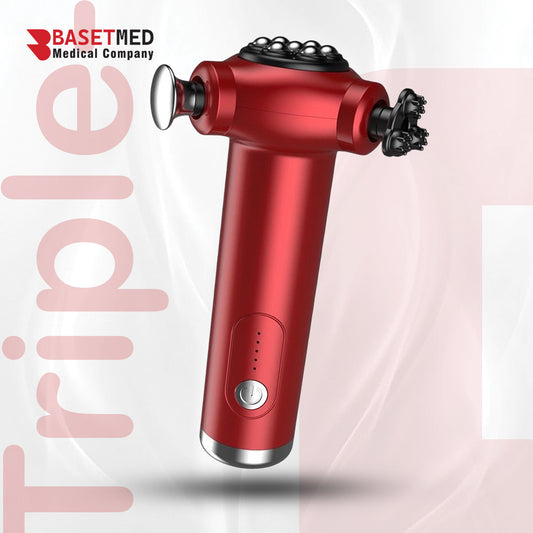 جهاز تدليك متعدد الأغراض بثلاثة رؤوس || الرمز 1044