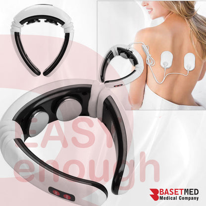 Wireless Electric Neck Massager – Portable ABS Body Design ||1332