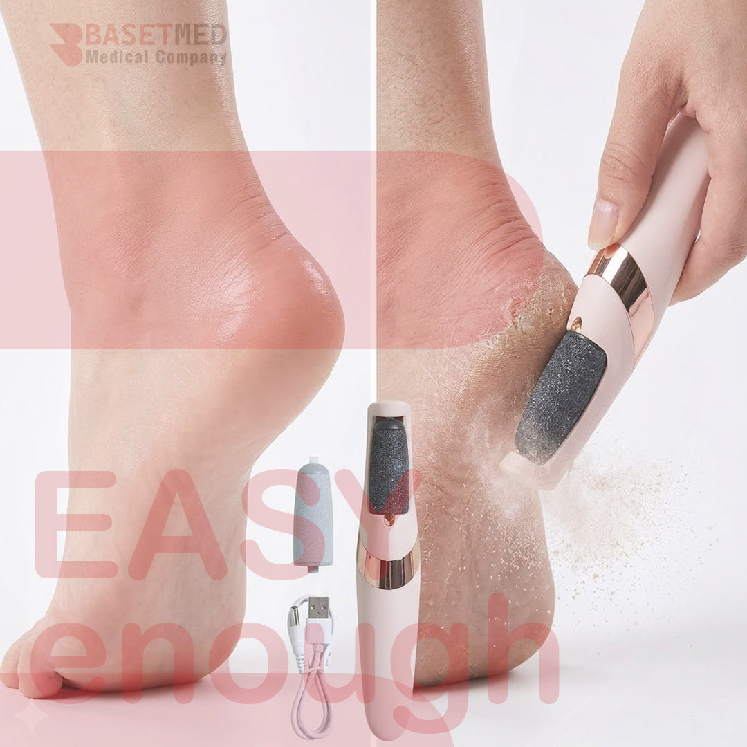 جهاز إزالة الجلد الميت من القدمين قابل لإعادة الشحن || الرمز 1014