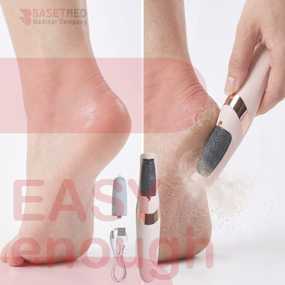 جهاز إزالة الجلد الميت من القدمين قابل لإعادة الشحن || الرمز 1014