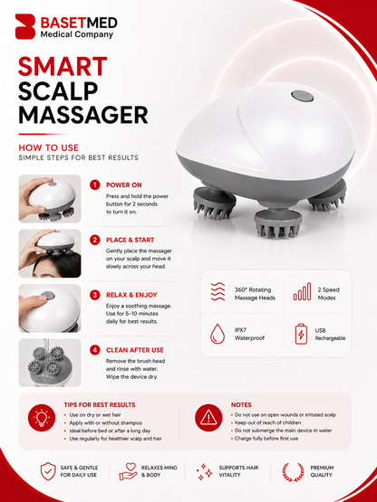 Smart Electric Scalp Massager ||1414