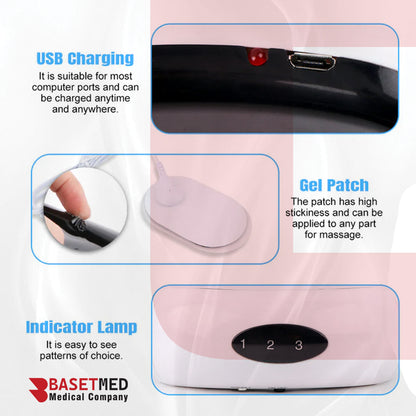 Wireless Electric Neck Massager – Portable ABS Body Design ||1332