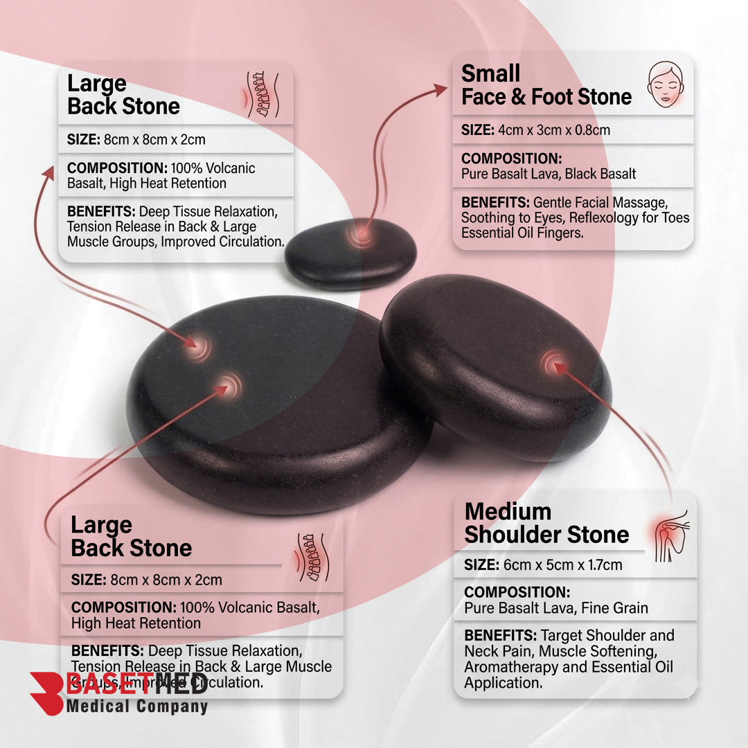 Hot Stone Massage Kit – 16 Pieces | code 1023