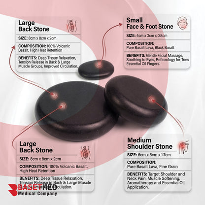 Hot Stone Massage Kit – 16 Pieces | code 1023