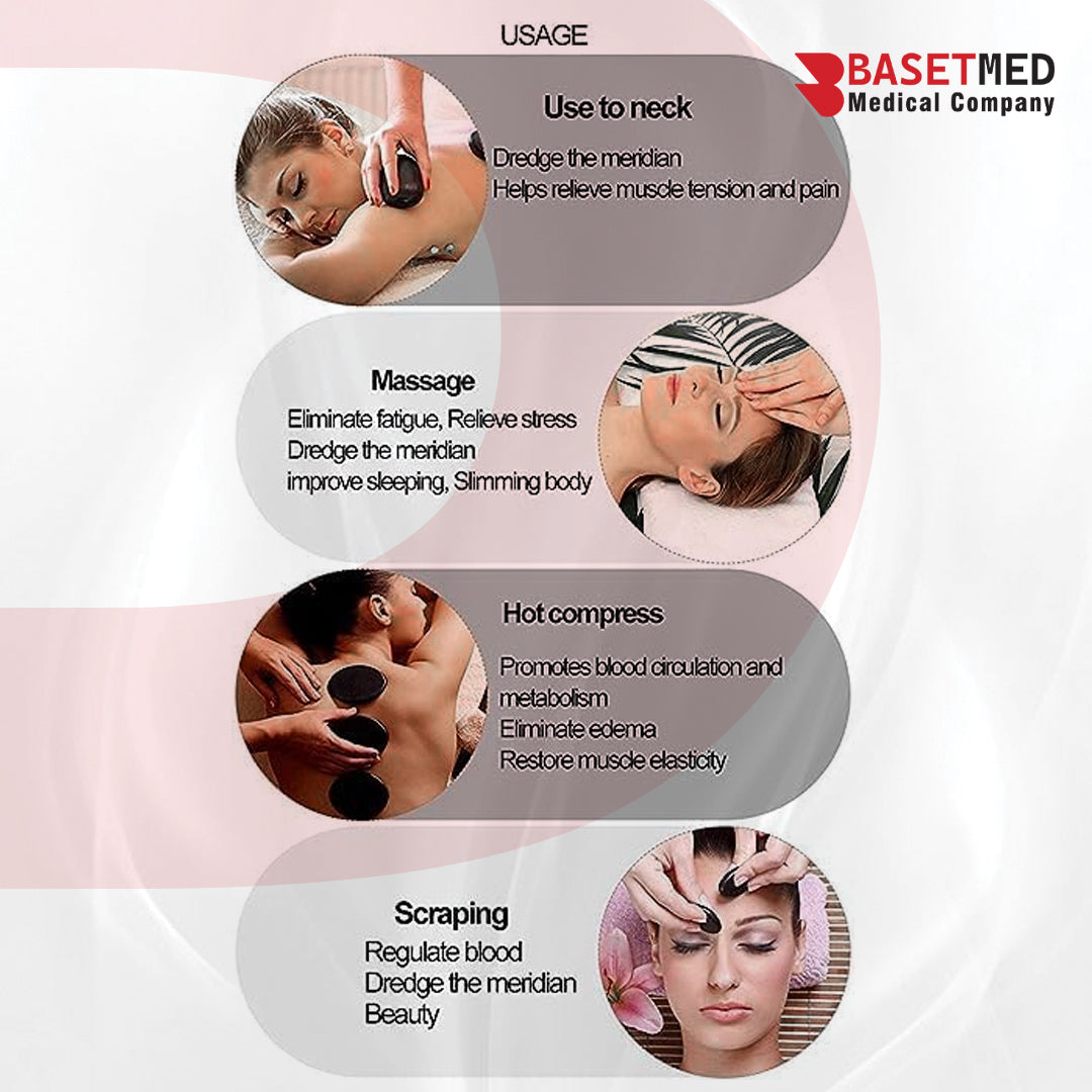 Volcanic Hot Stone Massage Set ||1194