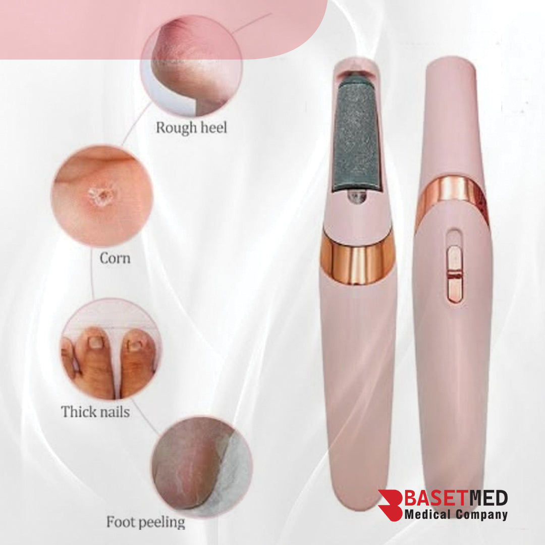 جهاز إزالة الجلد الميت من القدمين قابل لإعادة الشحن || الرمز 1014