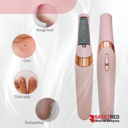 جهاز إزالة الجلد الميت من القدمين قابل لإعادة الشحن || الرمز 1014