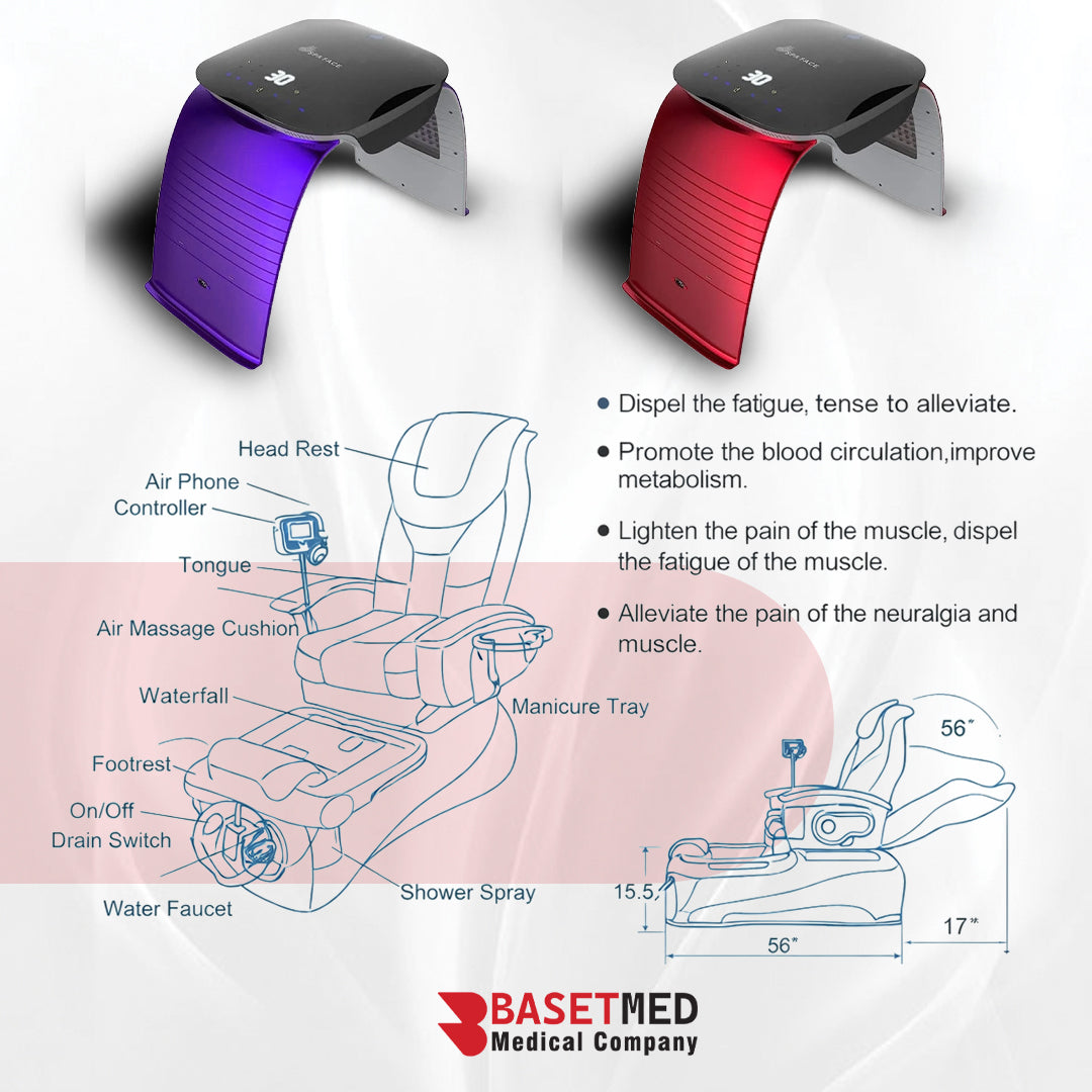 جهاز علاج البشرة بضوء LED أحمر