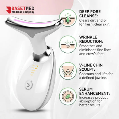 The Total Skin Sculpt & Purify Bundle: 7-in-1 LED/EMS Device + EMS Pore Vacuum