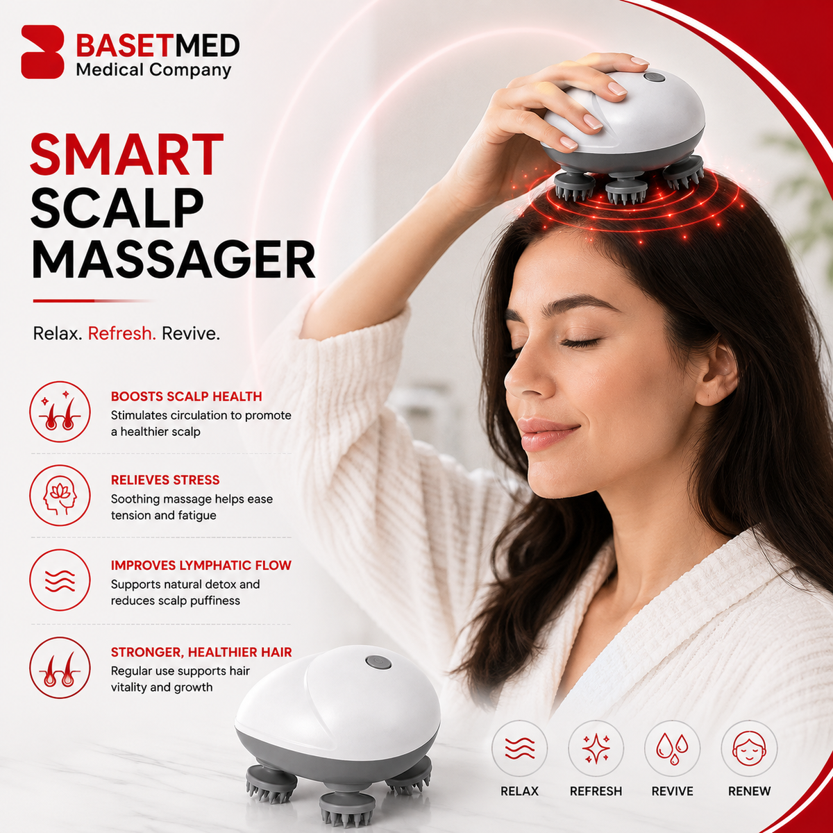 Smart Electric Scalp Massager ||1414