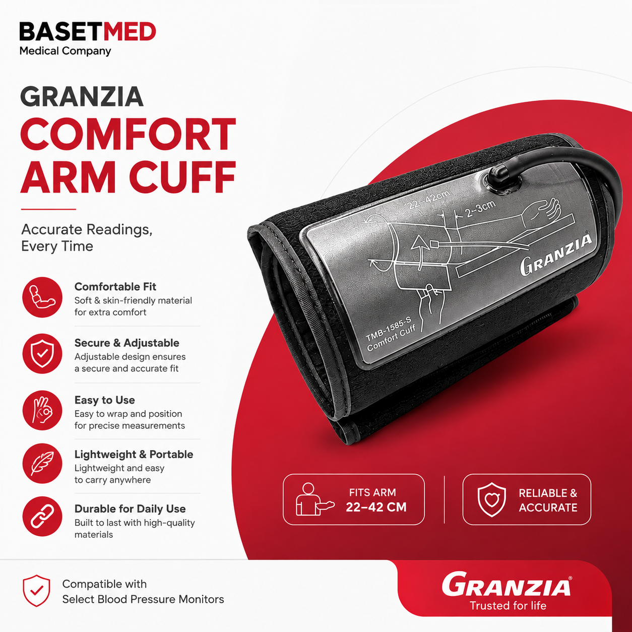Granzia Comfort Arm Cuff ||1439