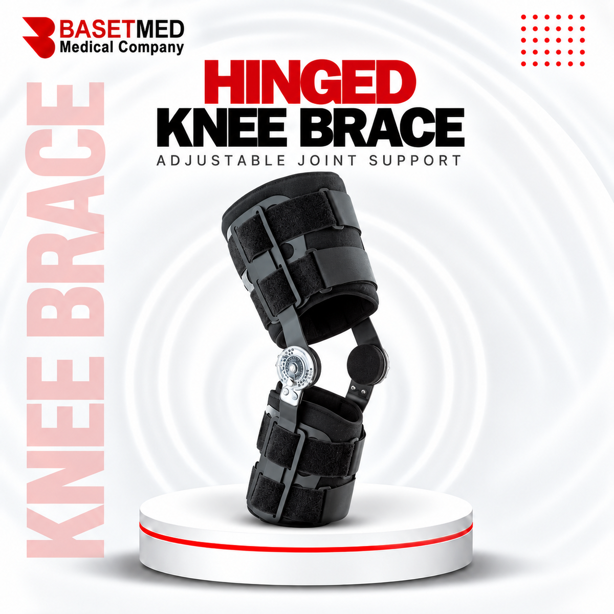 Adjustable Hinged Knee Brace for Osteoarthritis and Knee Joint Support || 1137