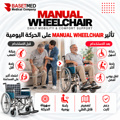 O.N.E Folding Manual Wheelchair ||1527
