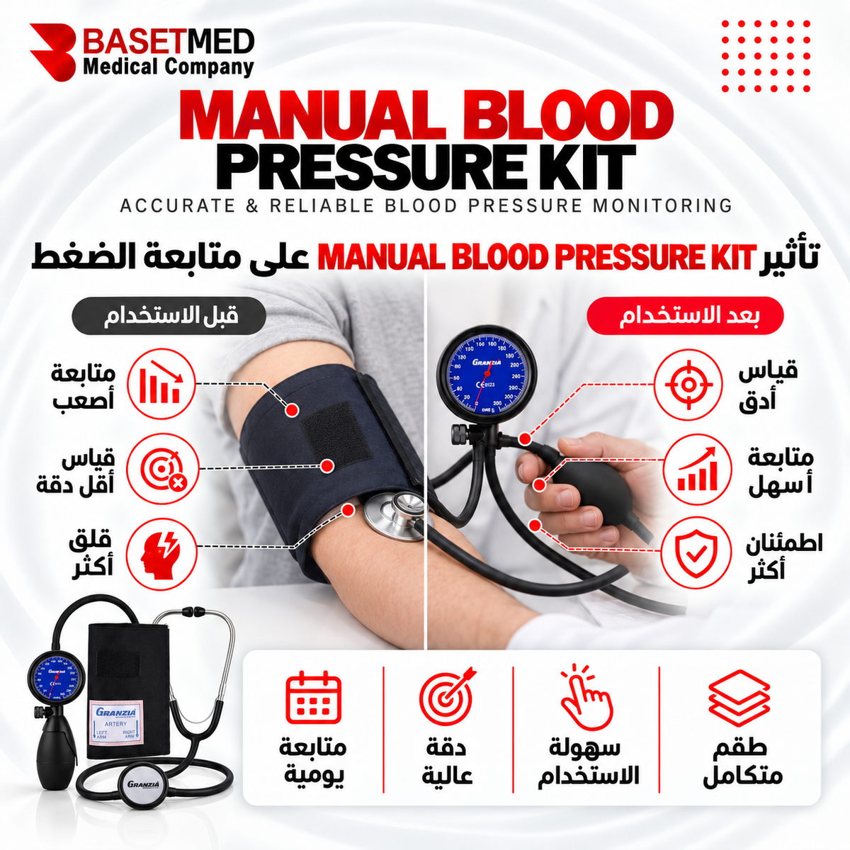 GRANZIA Digital Blood Pressure Monitor ||1166