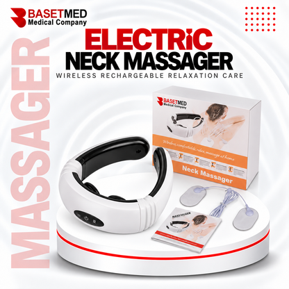 Wireless Electric Neck Massager – Portable ABS Body Design ||1332
