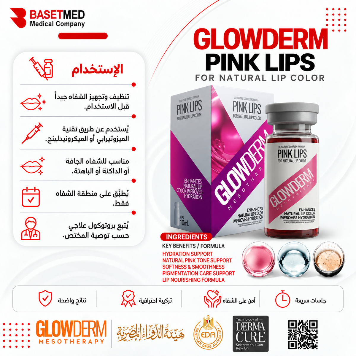Glowderm Mesotherapy Pink Lips ||1322