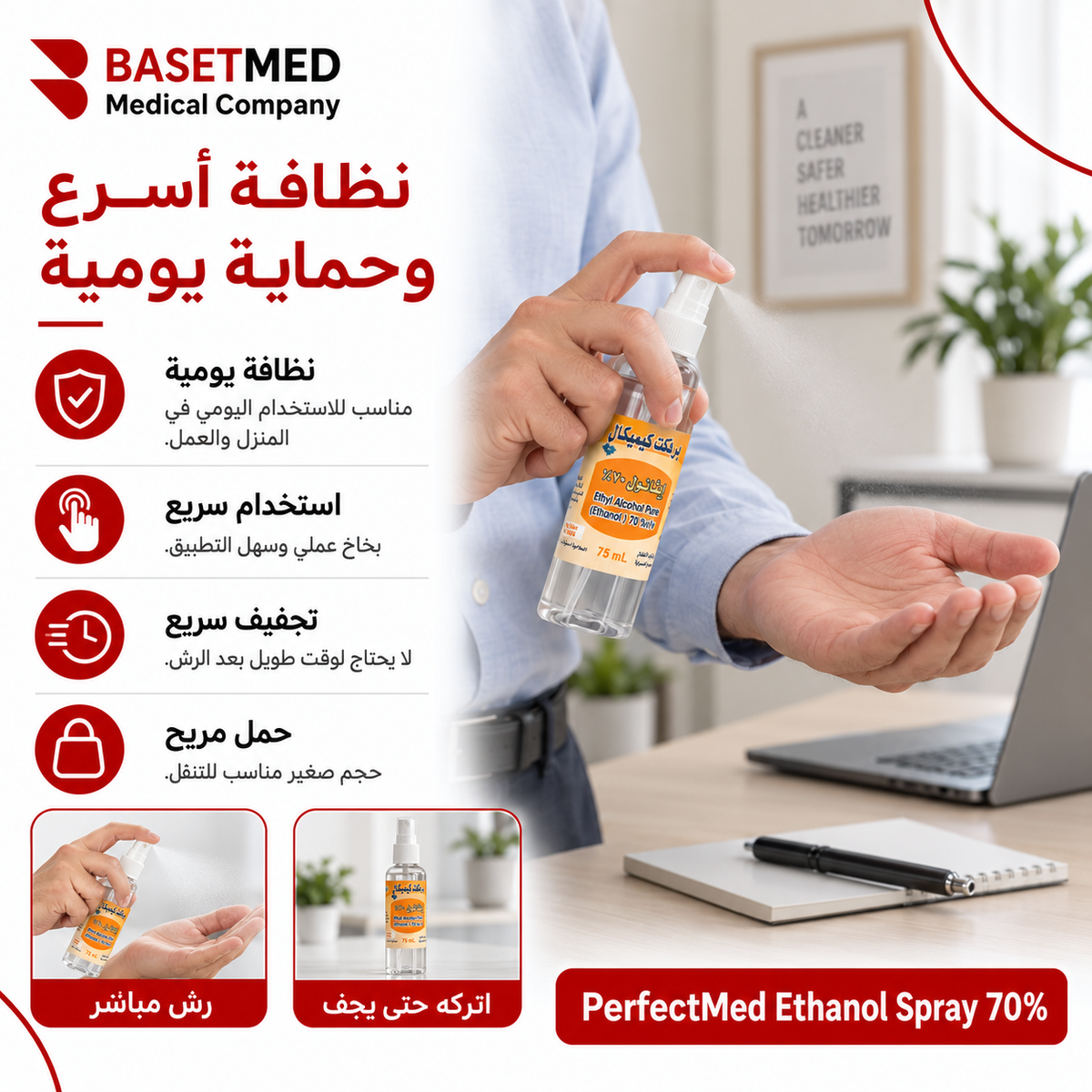 PerfectMed Ethanol Spray 70% ||1523