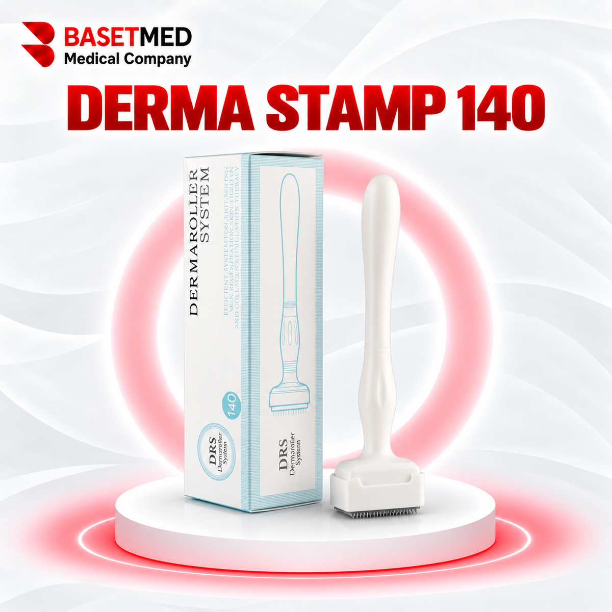 Derma Stamp 140 Needles for At-Home Skin Care | code 1012