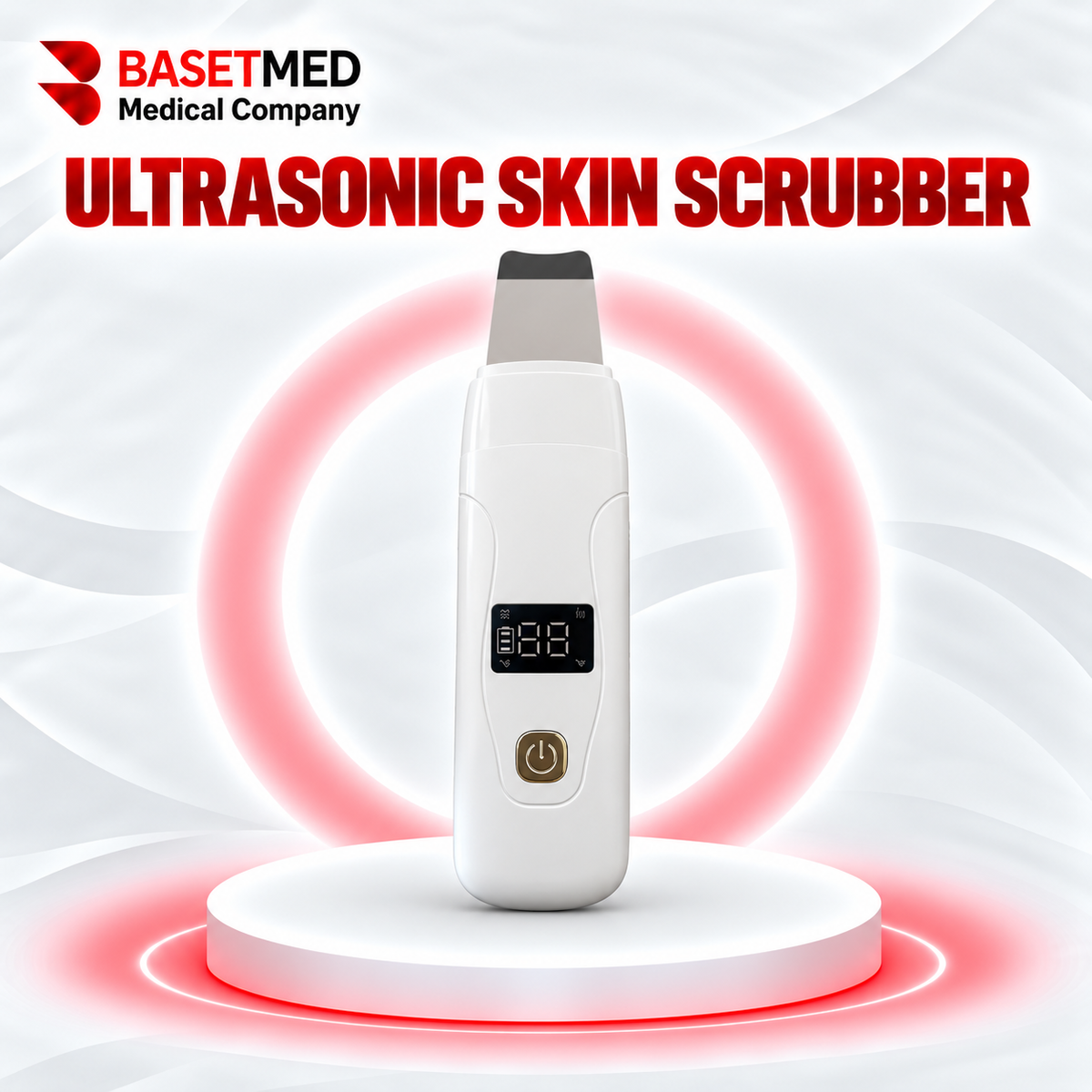 Ultrasonic Skin Scrubber & Blackhead Remover ||1324