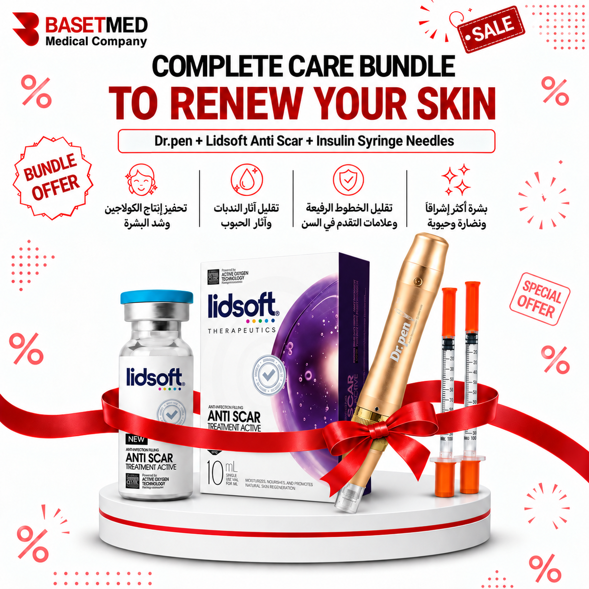 Scar Repair & Skin Renewal Microneedling Bundle