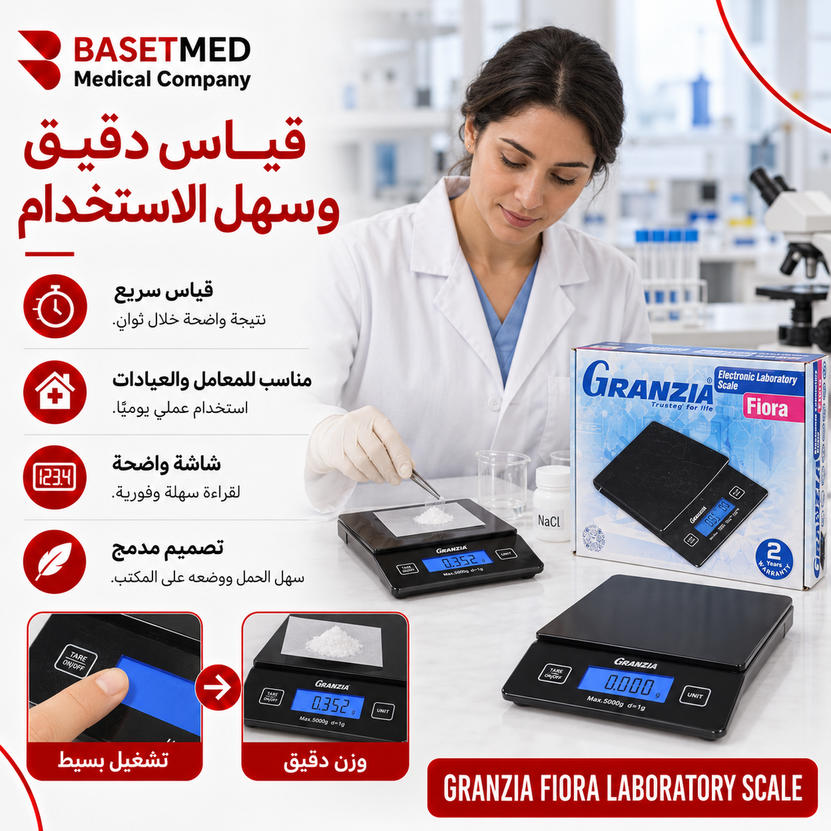 Granzia Fiora Laboratory Scale ||1452