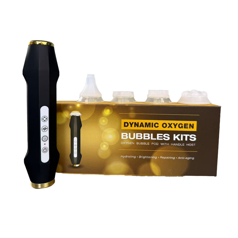جهاز تنظيف وشد البشرة بفقاعات الأوكسجين وCO₂ – Mini Oxygen Bubble Facial Device