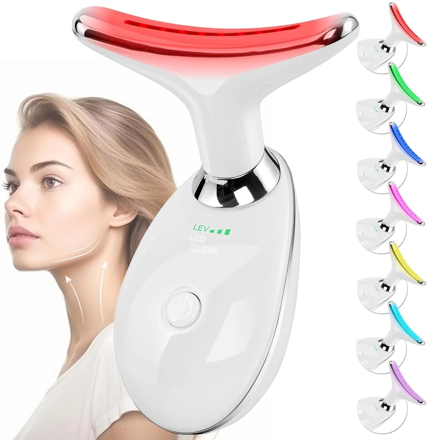 7-Color LED Facial & Neck Massager ||1046