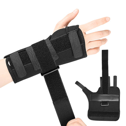دعامة معصم ليلية قابلة للتعديل – Wrist Brace لعلاج متلازمة النفق الرسغي مع دعامتين لتخفيف الألم