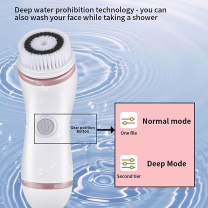 Electric 4-in-1 Sonic Blackhead Exfoliating Face Cleaner | CODE 1084