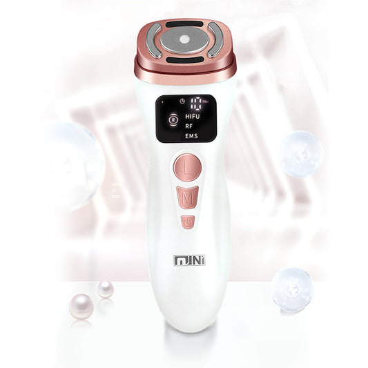 جهاز ميني منزلي لتقنية Ultrasonic + RF + EMS لشد الوجه