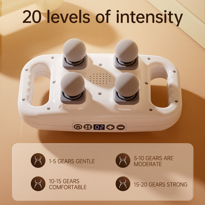 Liercon Deep Tissue Massager with 4 Heads & 20 Speeds |code 1006