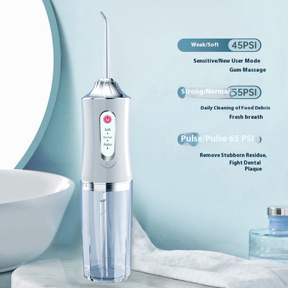 Portable USB Oral Irrigator – Cordless Water Flosser | code 1091